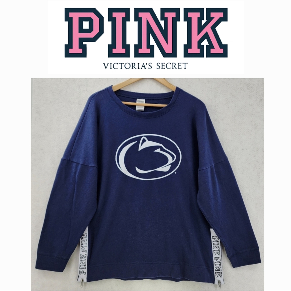 Pink Victoria's Secret Penn State Pullover Sweatshirt Nittany Lions We Are